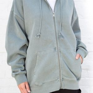 Brandy Melville Christy hoodie Sage Green